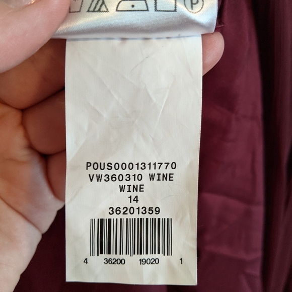 Vera Wang WHITE | Bridesmaids dress, Wine/burgundy colour - Picture 4 of 7